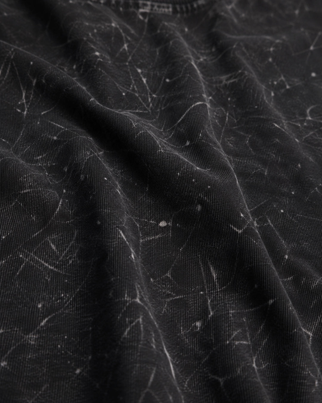 Onyx Crackle Acid Wash Oversized T-Shirt