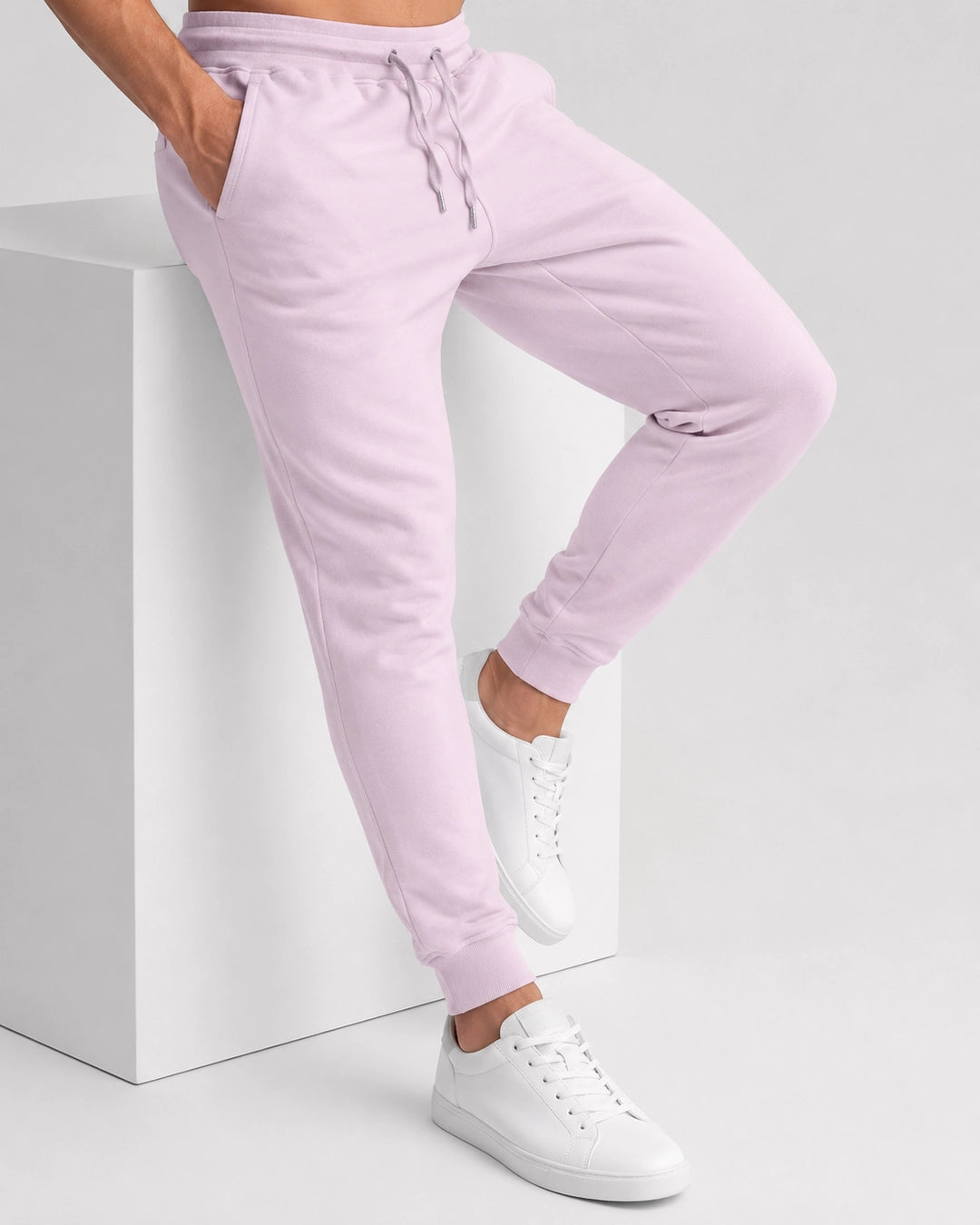Blush Ease: Cotton Jogger