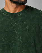 Pine Crackle Acid Wash Oversized T-Shirt