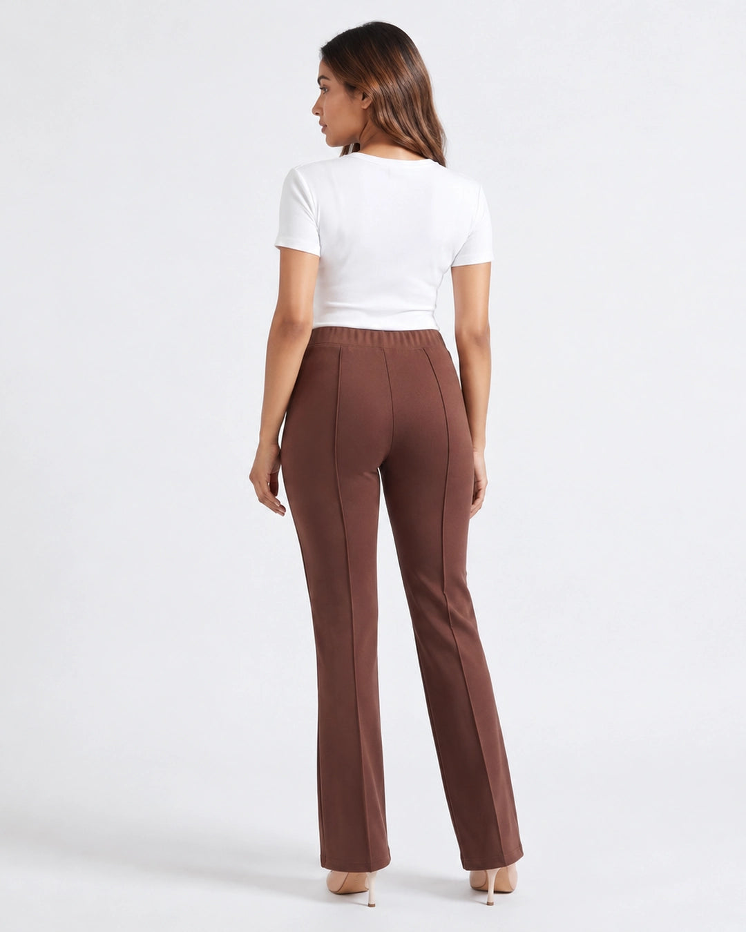 Cocoa Flare Bootcut Trousers