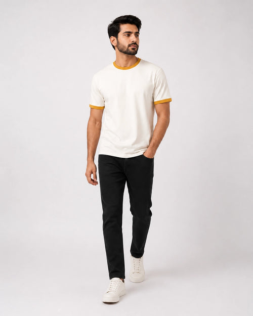 Saffron Ring: Ringer T-Shirt