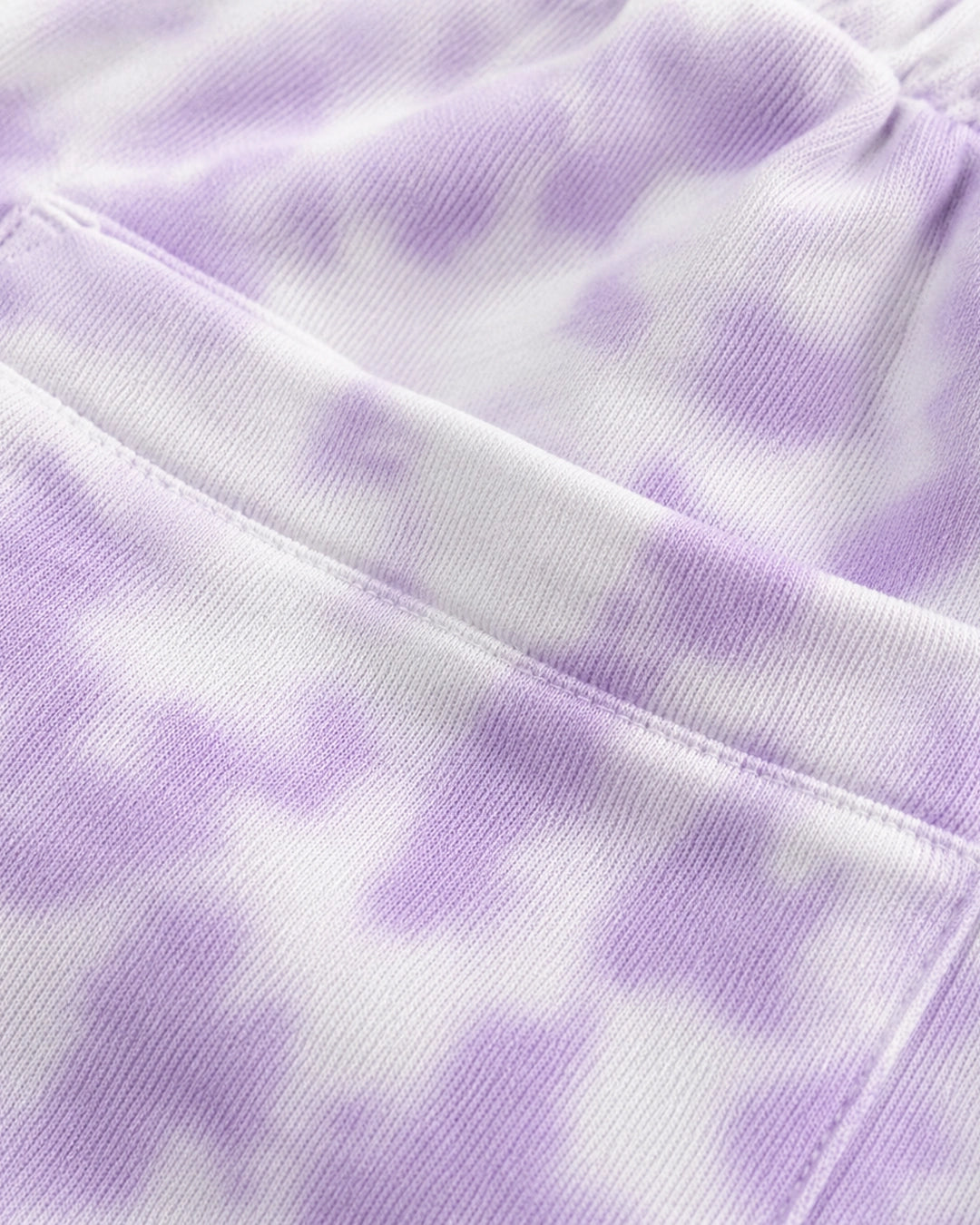 Lilac Drift: Tie Dye Shorts