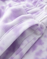 Lilac Drift: Tie Dye Shorts