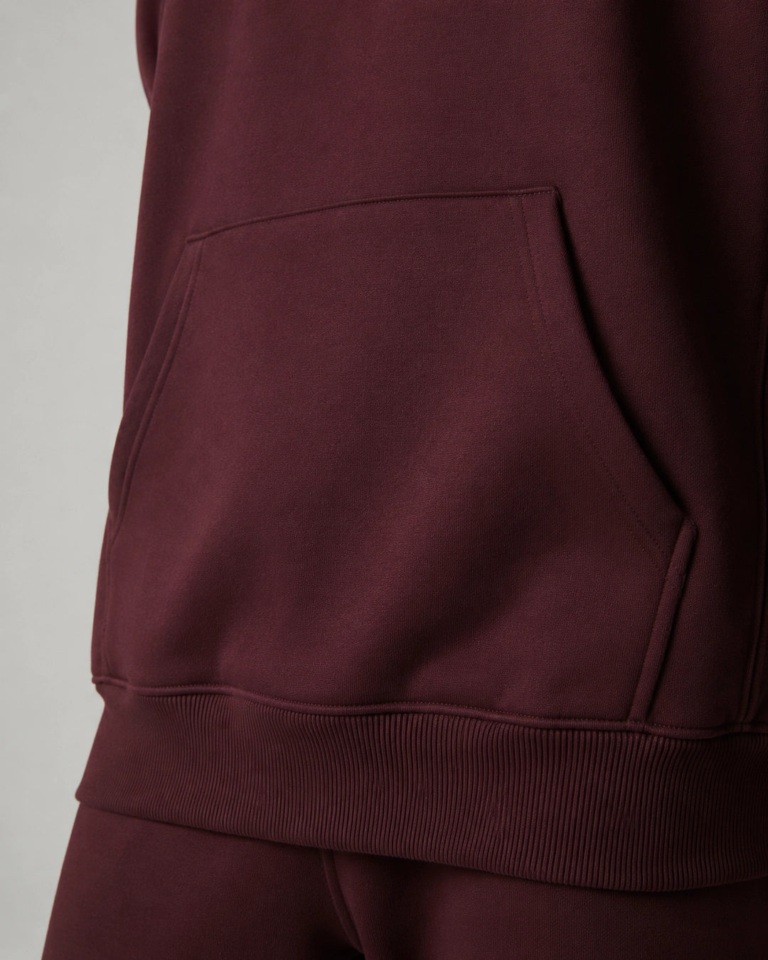 Plum Stack: Cotton Hoodie & Jogger Set