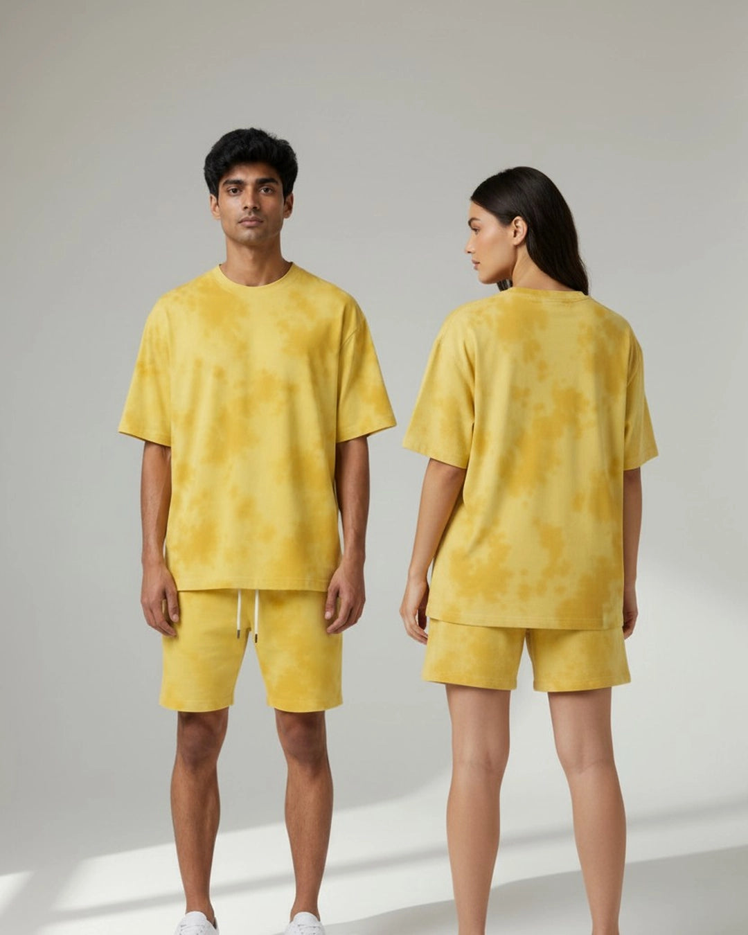 Saffron Drip: Tie Dye Co-ord Set