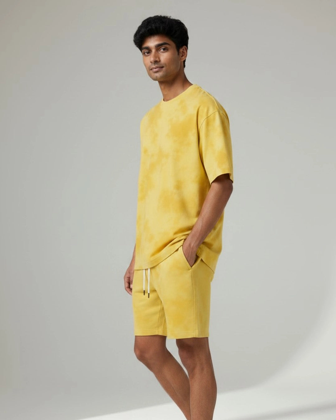 Saffron Drip: Tie Dye Co-ord Set