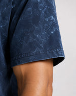Tidal Crackle Acid Wash Oversized T-Shirt
