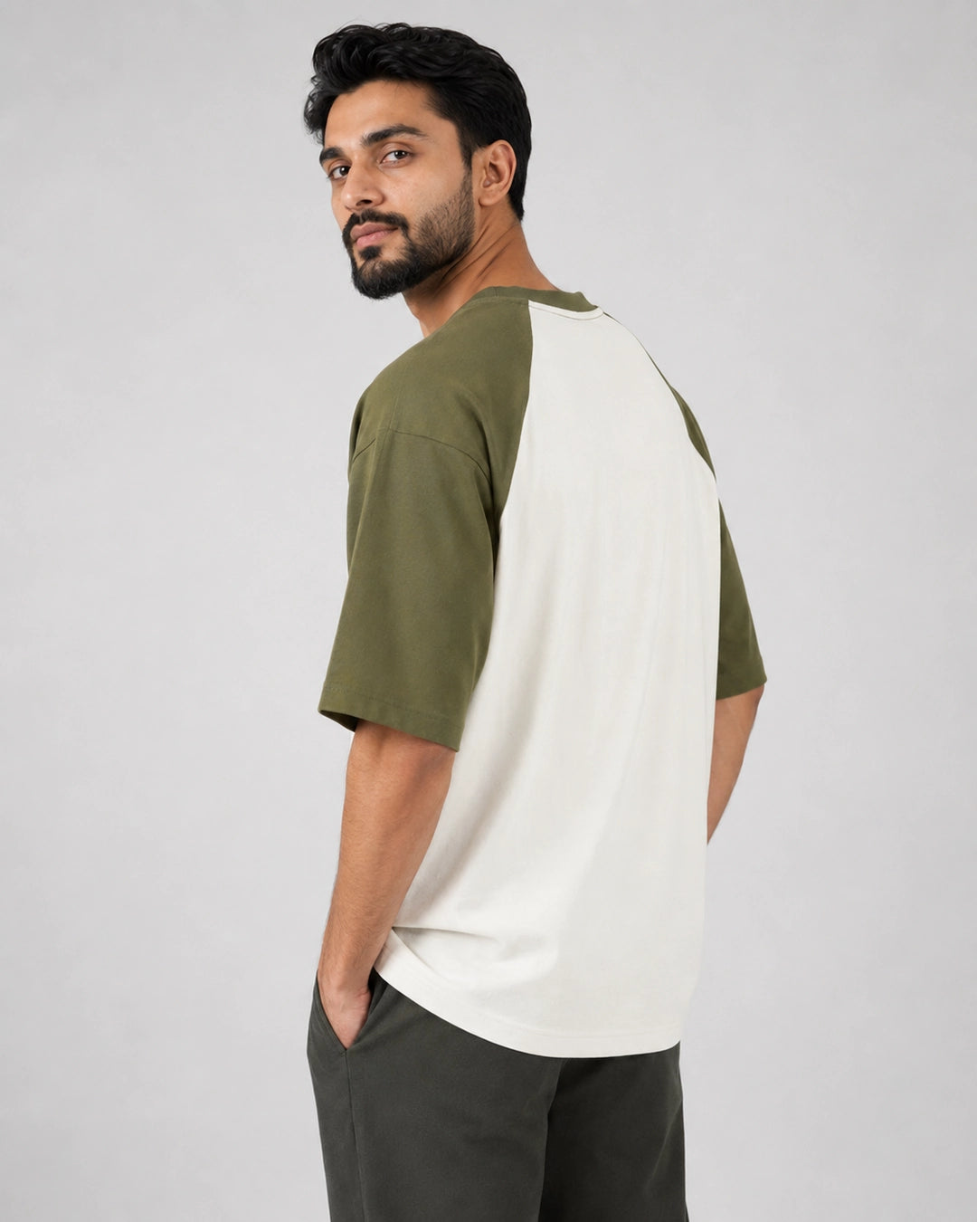 Moss Arc Oversized Raglan T-Shirt