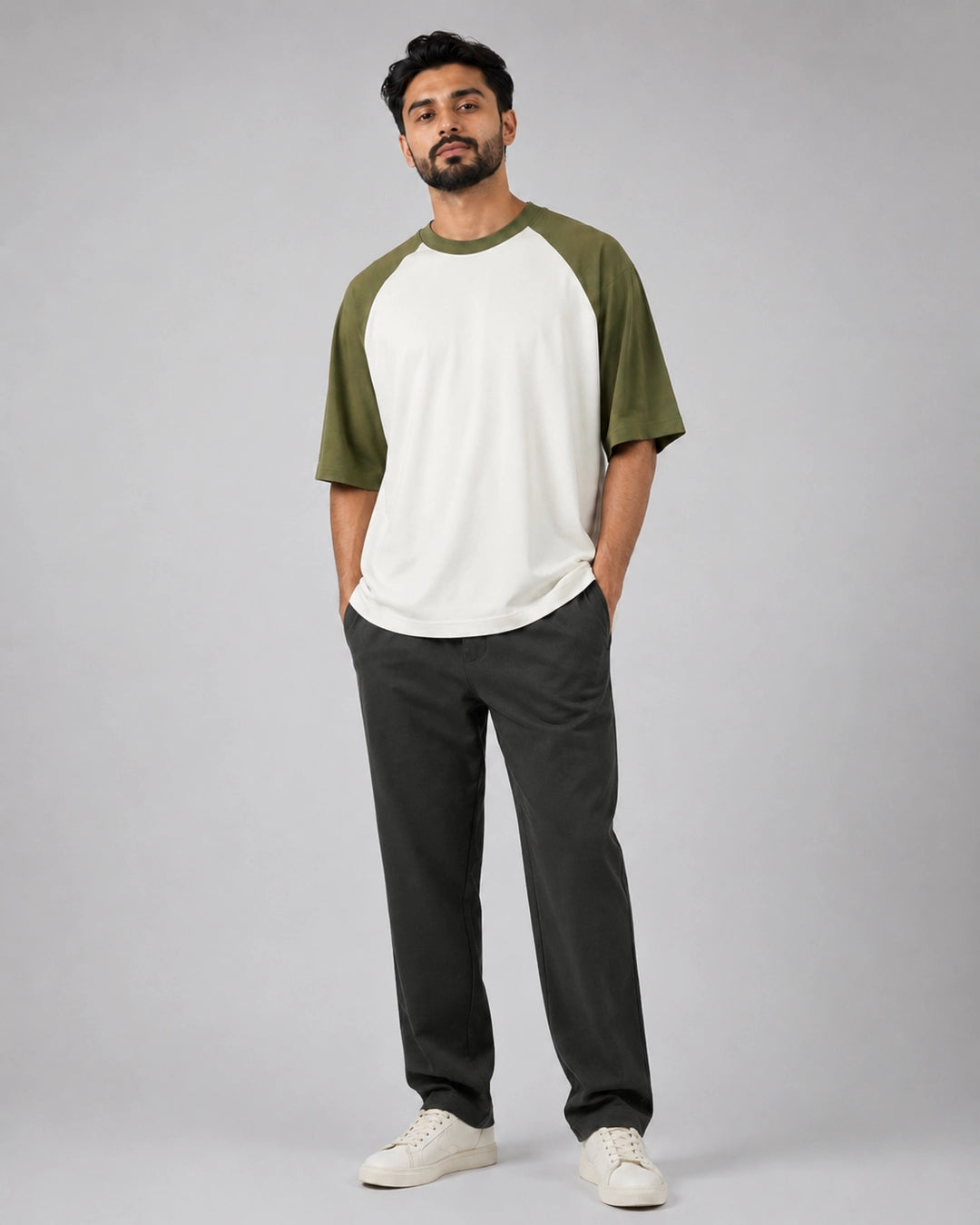 Moss Arc Oversized Raglan T-Shirt
