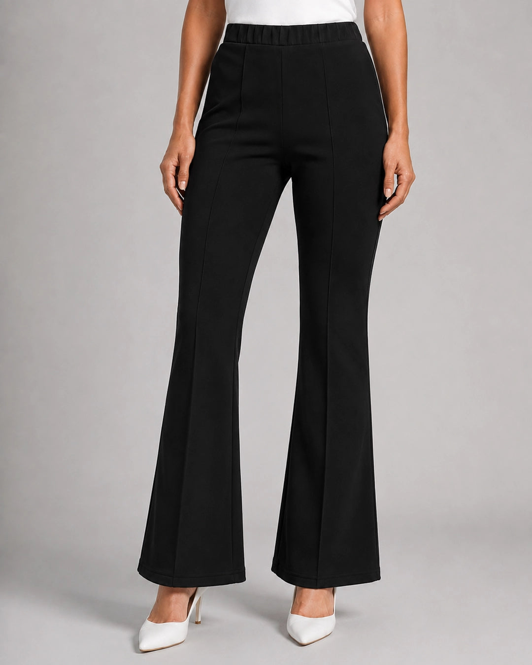 Onyx Flare Bootcut Trousers front view 4