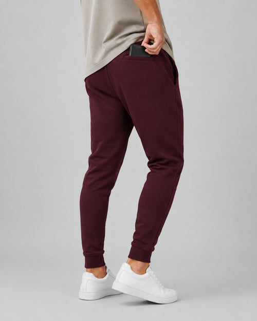 Plum Ease: Cotton Jogger