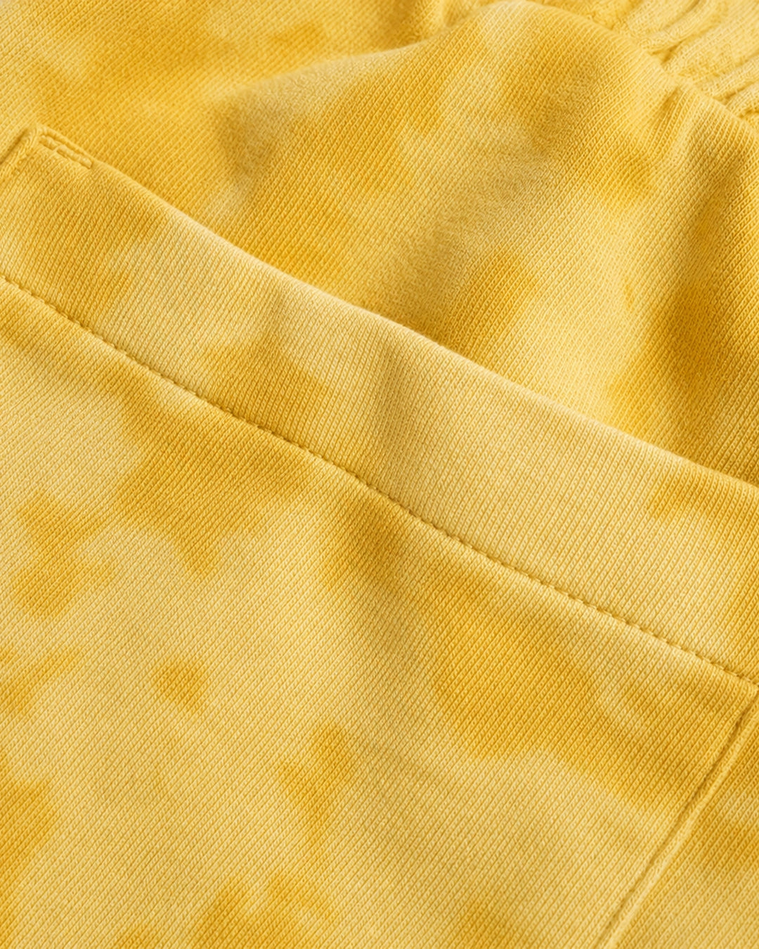 Saffron Drip: Tie Dye Shorts
