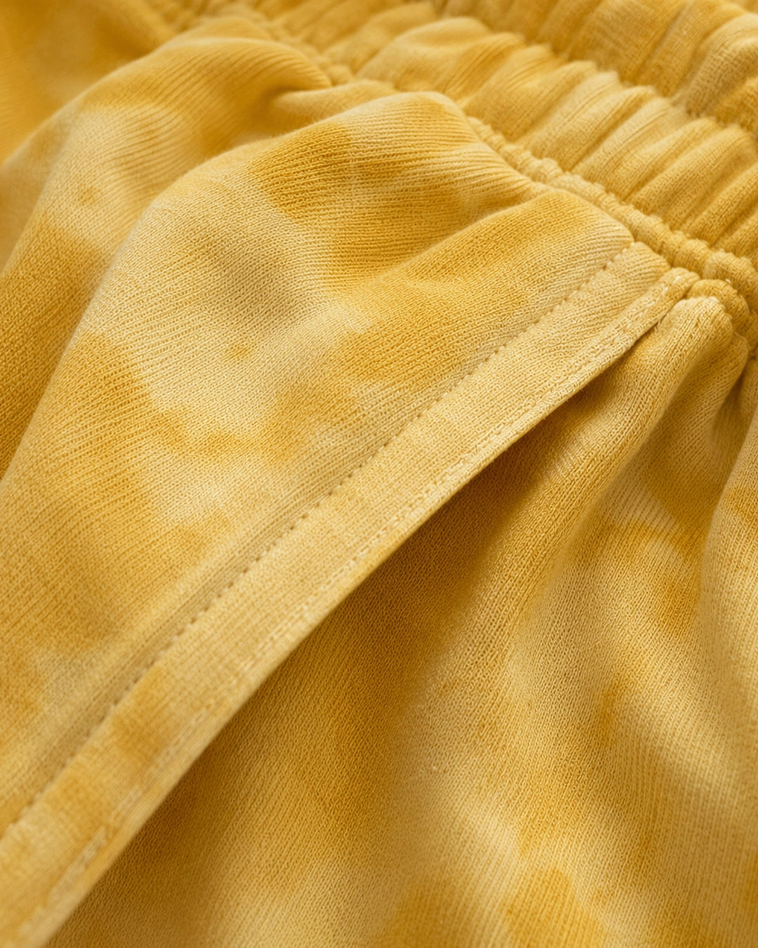 Saffron Drip: Tie Dye Shorts